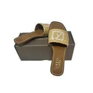 Franco Sarto L-Tina5 Natural FB Slide Sandals Size 6.5M